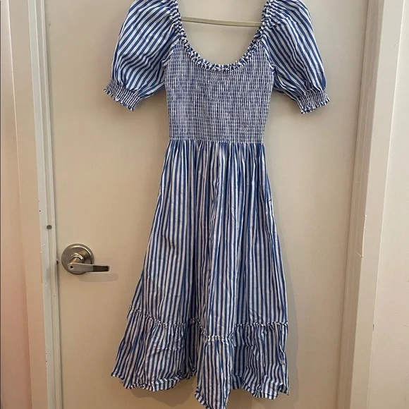 Hill House The Louisa Nap Dress Striped Size XS EUC - Picture 3 of 7